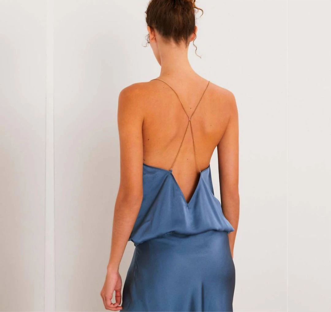 Ba&Sh Cauti Top In Blue/Grey for women 2 Ba&Sh Cauti Top In Blue/Grey for women - Image 2