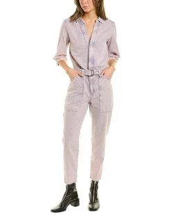 ba&sh Frida Linen-Blend Jumpsuit for women