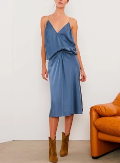 Ba&Sh Cauti Top In Blue/Grey for women