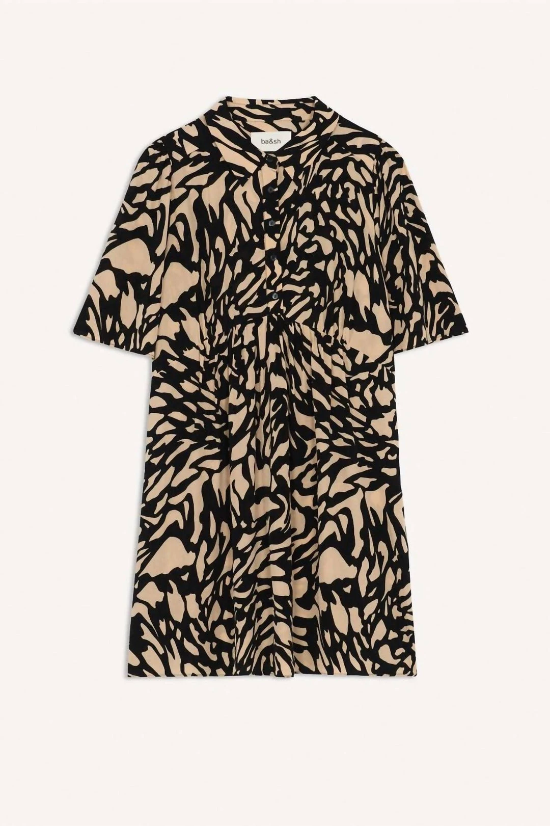 Ba&Sh Groove Dress in Noir for women 3 Ba&Sh Groove Dress in Noir for women - Image 3