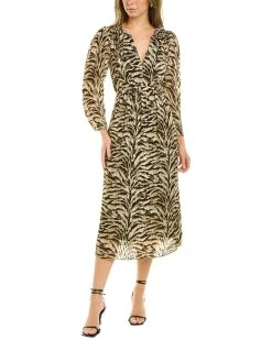 ba&sh Crossover Midi Dress for women