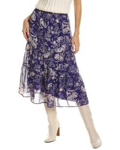 ba&sh Tiered Midi Skirt for women