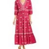 ba&sh Embroidered Midi Dress for women
