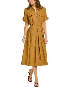 BA&SH Midi Shirtdress for women