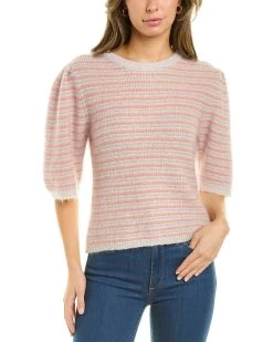 Ba&sh Mohair & Wool-Blend T-Shirt for women