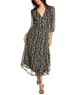 ba&sh Open-Front Midi Dress for women