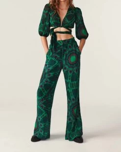 Ba&Sh Cally Top in Green for women