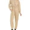 ba&sh 3/4-Sleeve Linen-Blend Jumpsuit for women