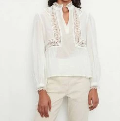 Ba&Sh Blouse Selma in Blanc for women