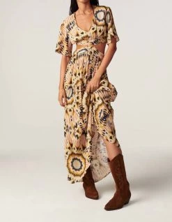 Ba&Sh Candy Dress in Beige for women