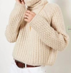 Ba&Sh Foy Textured Sweater in Ecru for women